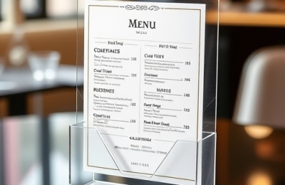 Menu Mica Chữ V Ngược 